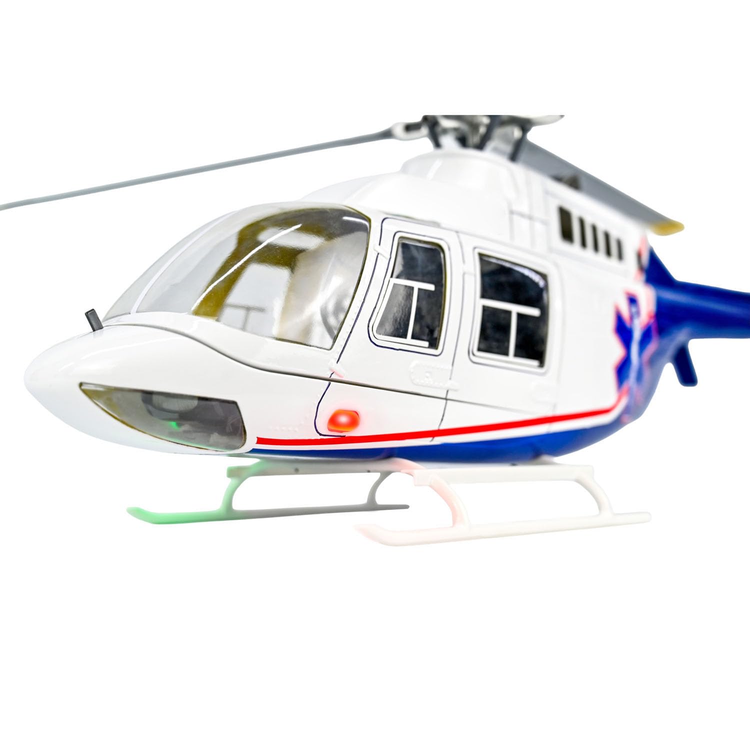 wheelfun Flywing Bell 407 elicottero telecomando 470 classe modello aereo One Click Return Brushless Motor RTR Flysky I6S Radio Batteria