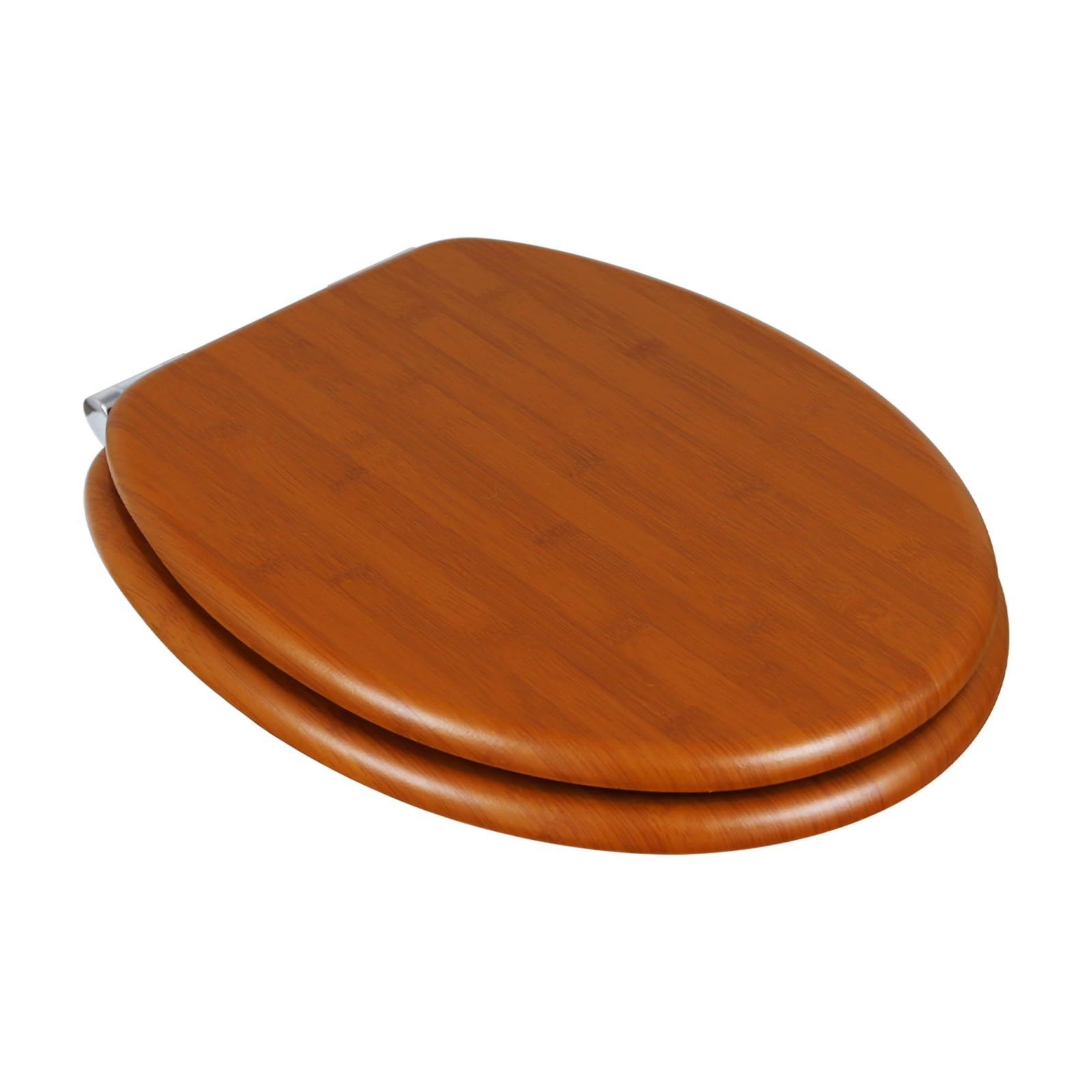 Asiento de inodoro con cierre automático, tapa de inodoro de alta calidad en madera MDF, montaje sencillo, tapa de inodoro estable, asiento de inodoro compatible con inodoros estándar de