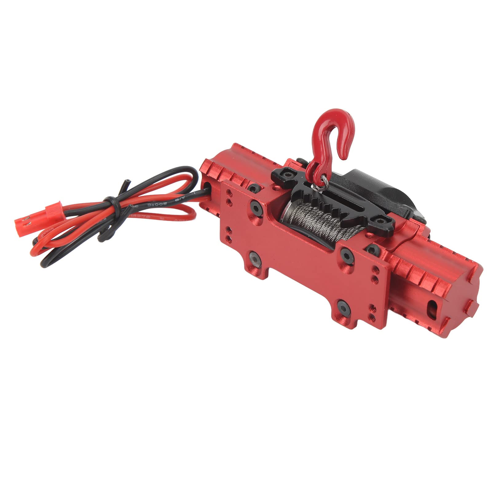Cabrestante de Coche RC, Tracción Máxima, Accesorios de Coche, Motor Dual de Aleación de Aluminio, para Modelos RC, Aficionados a los Coches, Coleccionistas y Regalos