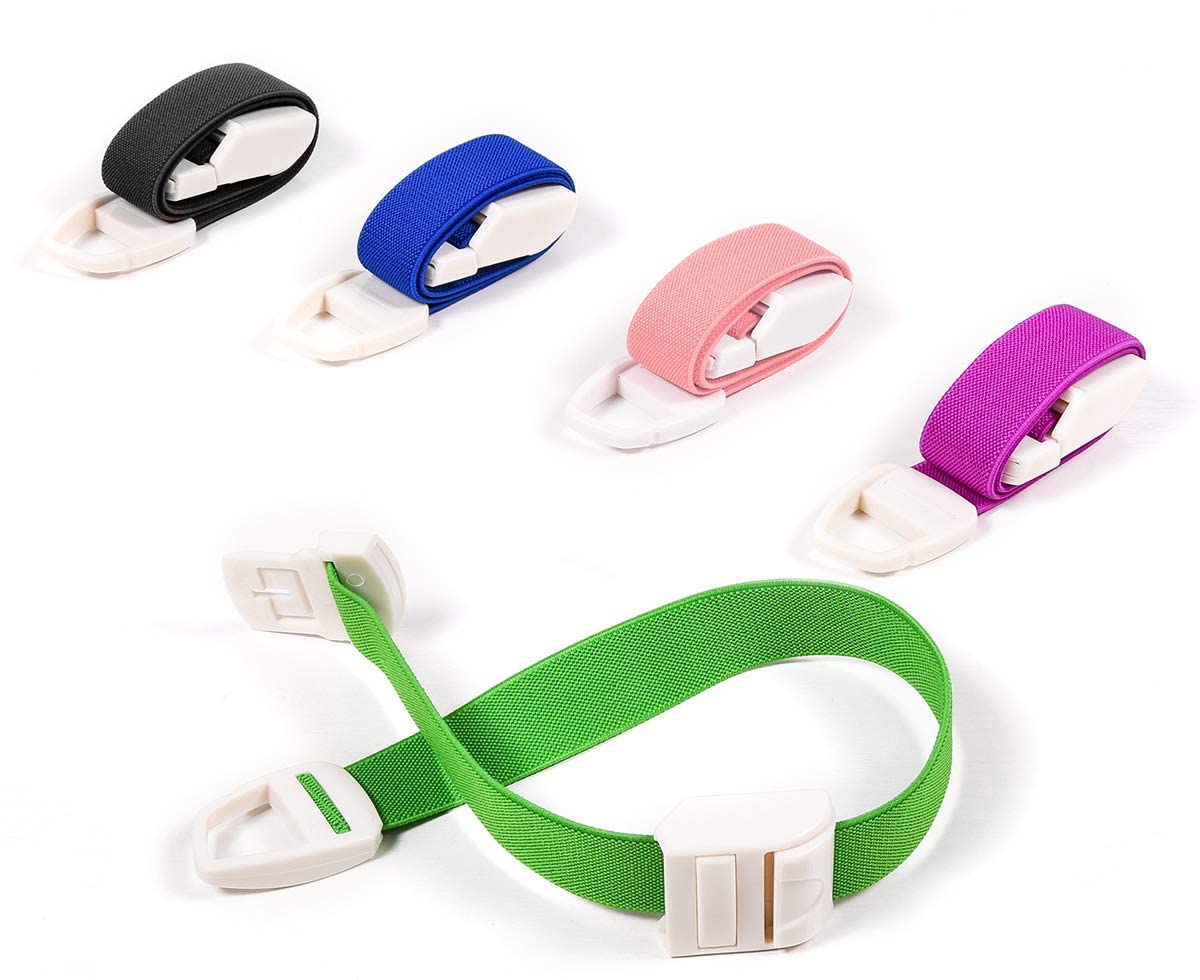 5 Pack Adjustable Tourniquet Medical Quick Release Buckle Band, Professional Hemostatic Emergency First Aid Tourniquet for Home Outdoor Sport Camping Hiking