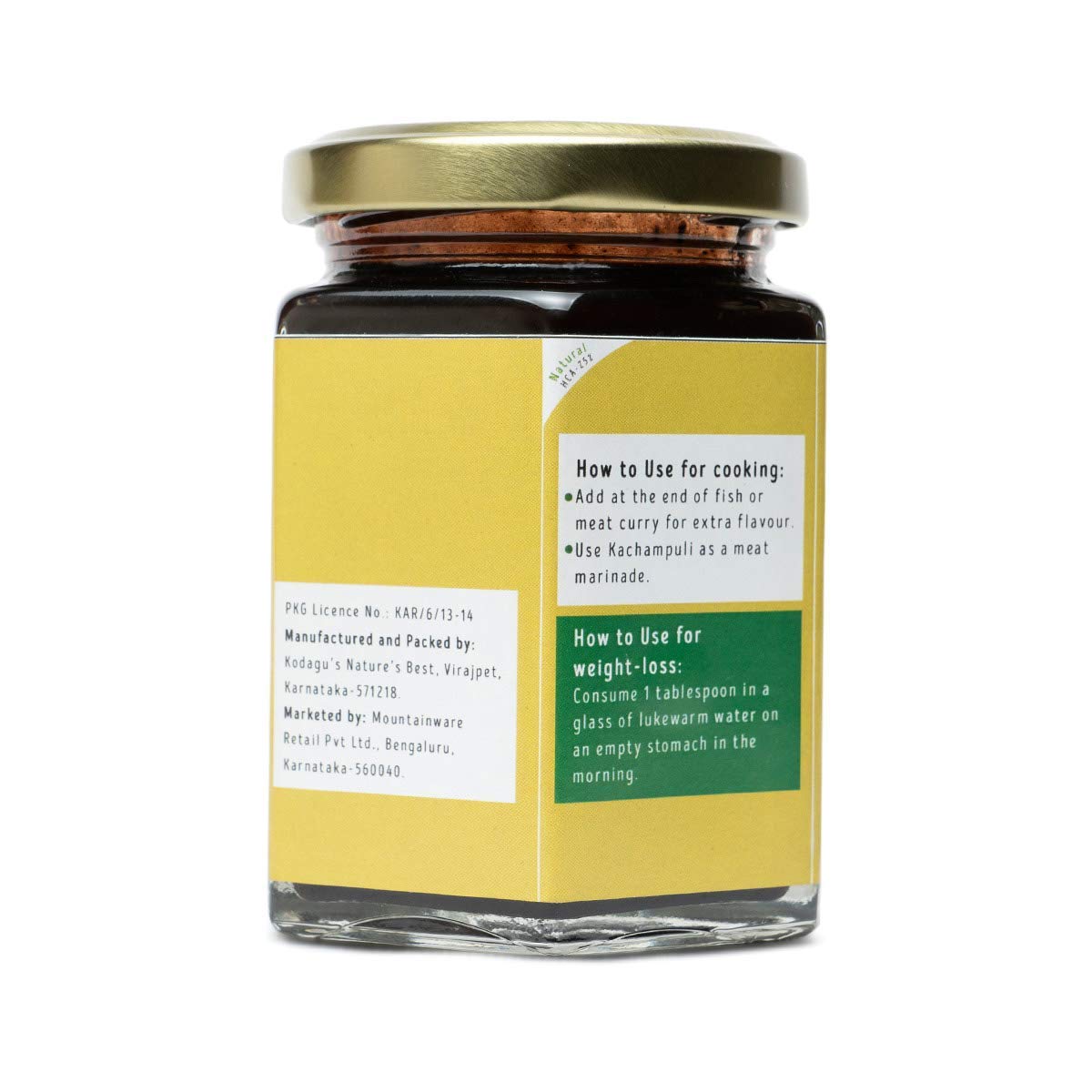 Avsa Garcinia Ocet (Coorg Kachampuli) - 190 ml Ocet Kachampuli