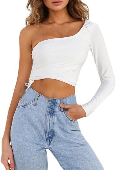Single shoulder tops Clearance