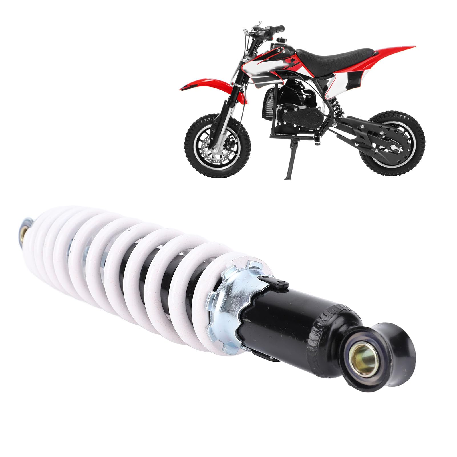 Ammortizzatore Per Moto 280mm Con Molla Regolabile Da 8mm, Carico 220LBS, Sospensione Ad Alta Resistenza Per Bike E Scooter
