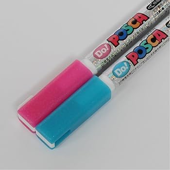 Amazon.co.jp: 三菱鉛筆 水性ペン ドゥ! ポスカ 極細 ライト