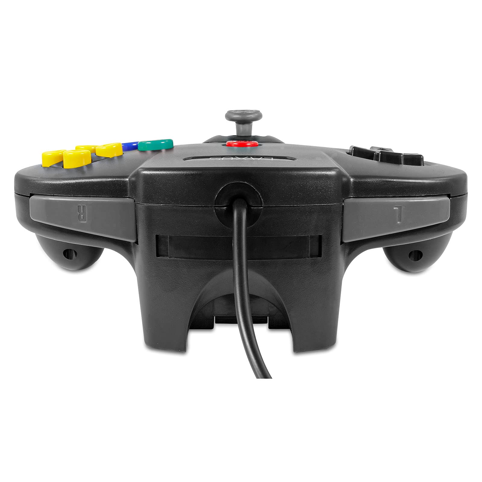 Eaxus® Controller adatto a N64 - Gamepad compatibile con la console Nintendo 64, Nero