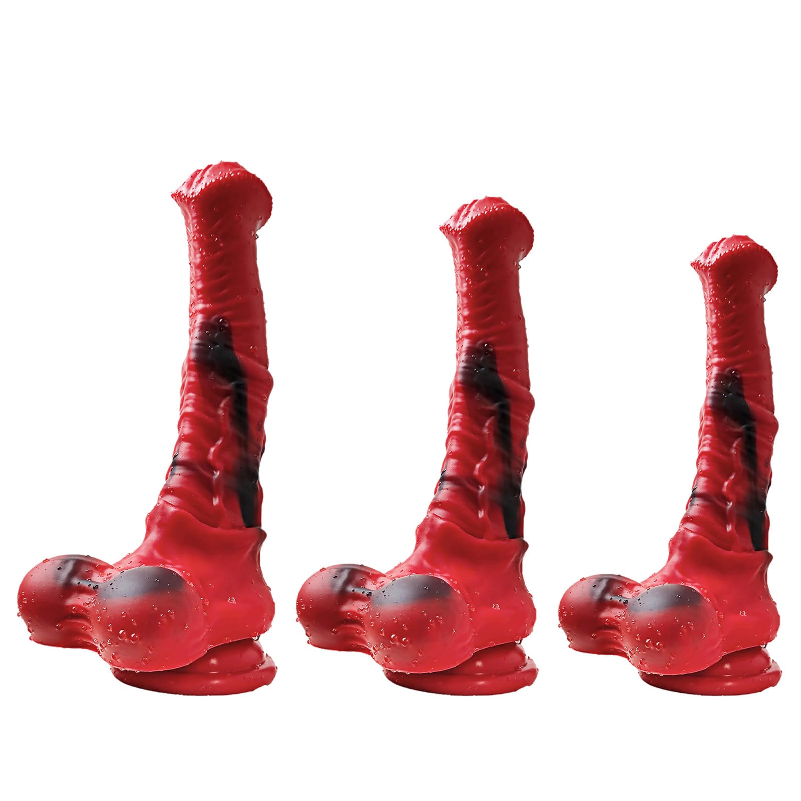 Dildo extra large mostro fantasia animale cavallo pene silicone anale plug anale dildo classico dildo for donne uomini(L)