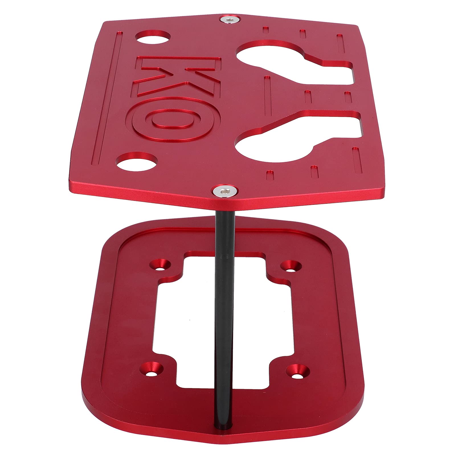 Staffa Batteria, Supporto Antivibrante e Sicuro Staffa Portabatteria Vassoio Metallo Resistente for Auto Private e Camion Commerciali