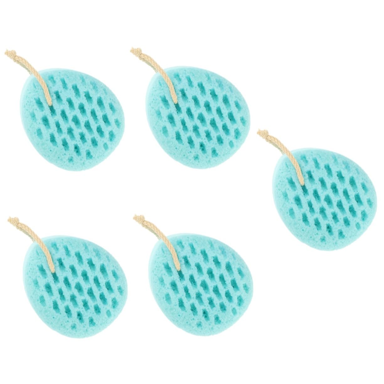 Healeved 5pezzi Spugna Esfoliante Per Morbida e Riutilizzabile Scrubber Per Schiena Materiale Stabile Frutta Perfetta Per Pulizia Della e Ricca