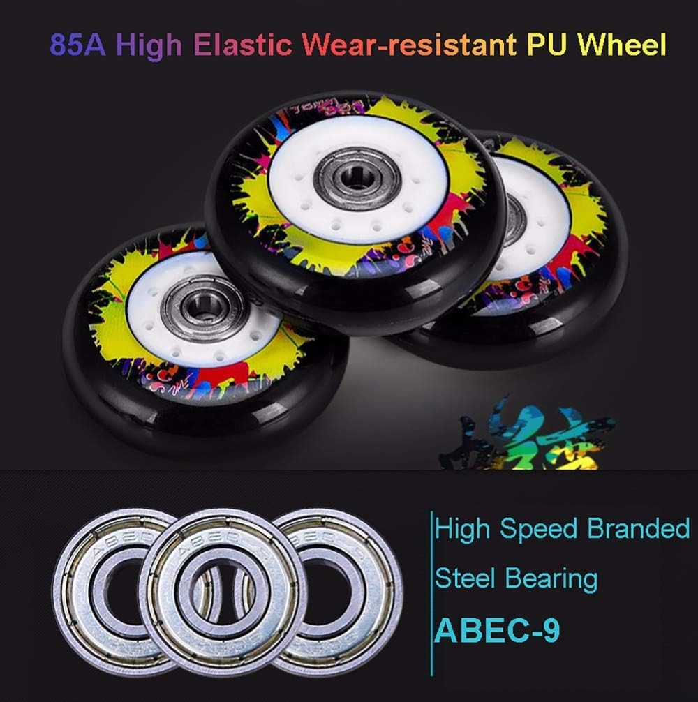 Inline-Skates für Erwachsene und Jugendliche, langlebige 85A-Räder für Outdoor-Sport, sicheres modisches Rollschuhlaufen