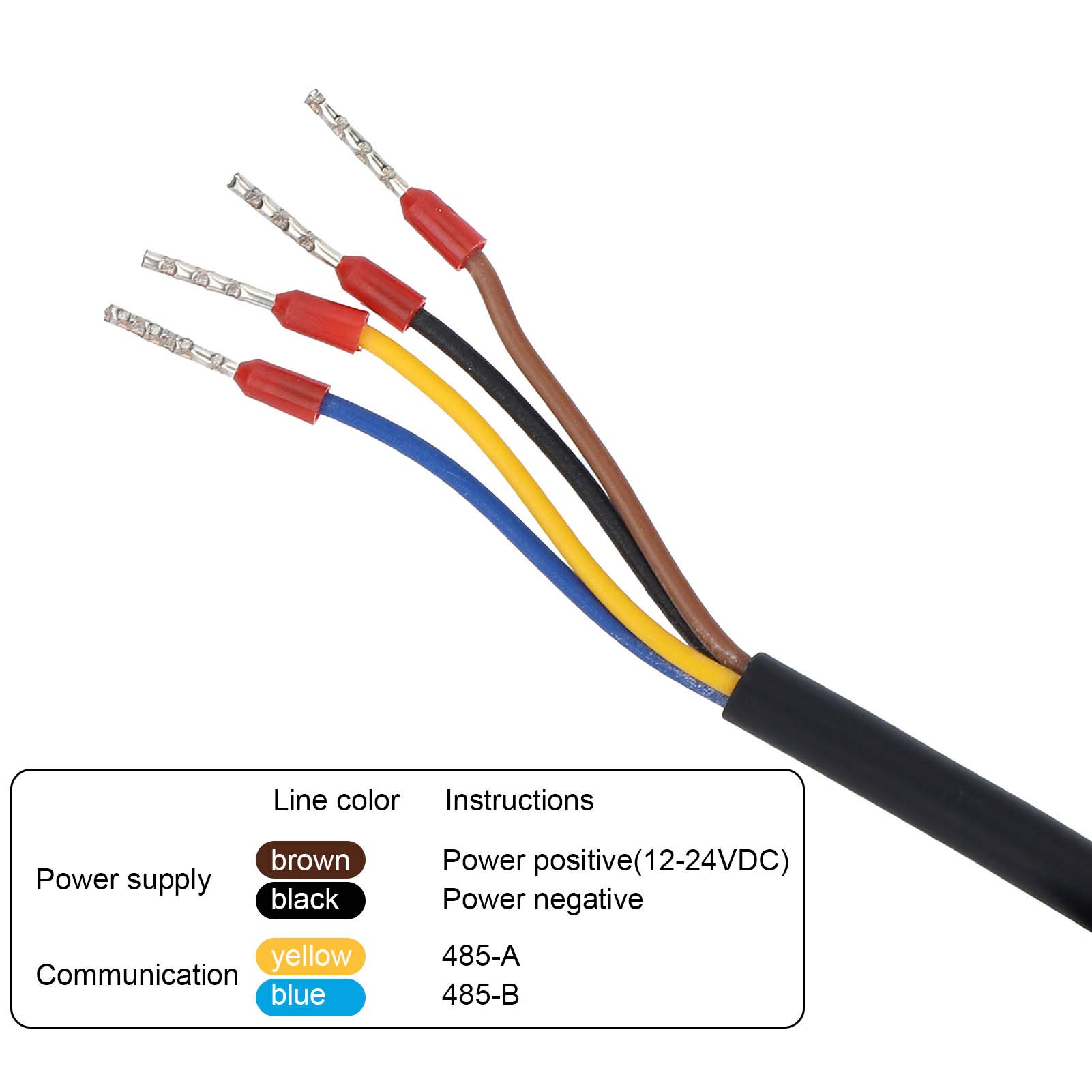 Probador de Sensor de EC de Suelo, RS485 5 Pines, Sensor de Temperatura y Humedad de pH NPK del Suelo, Sensor de EC de Temperatura y Humedad, Detector de conductividad, Sensor multiparámetro