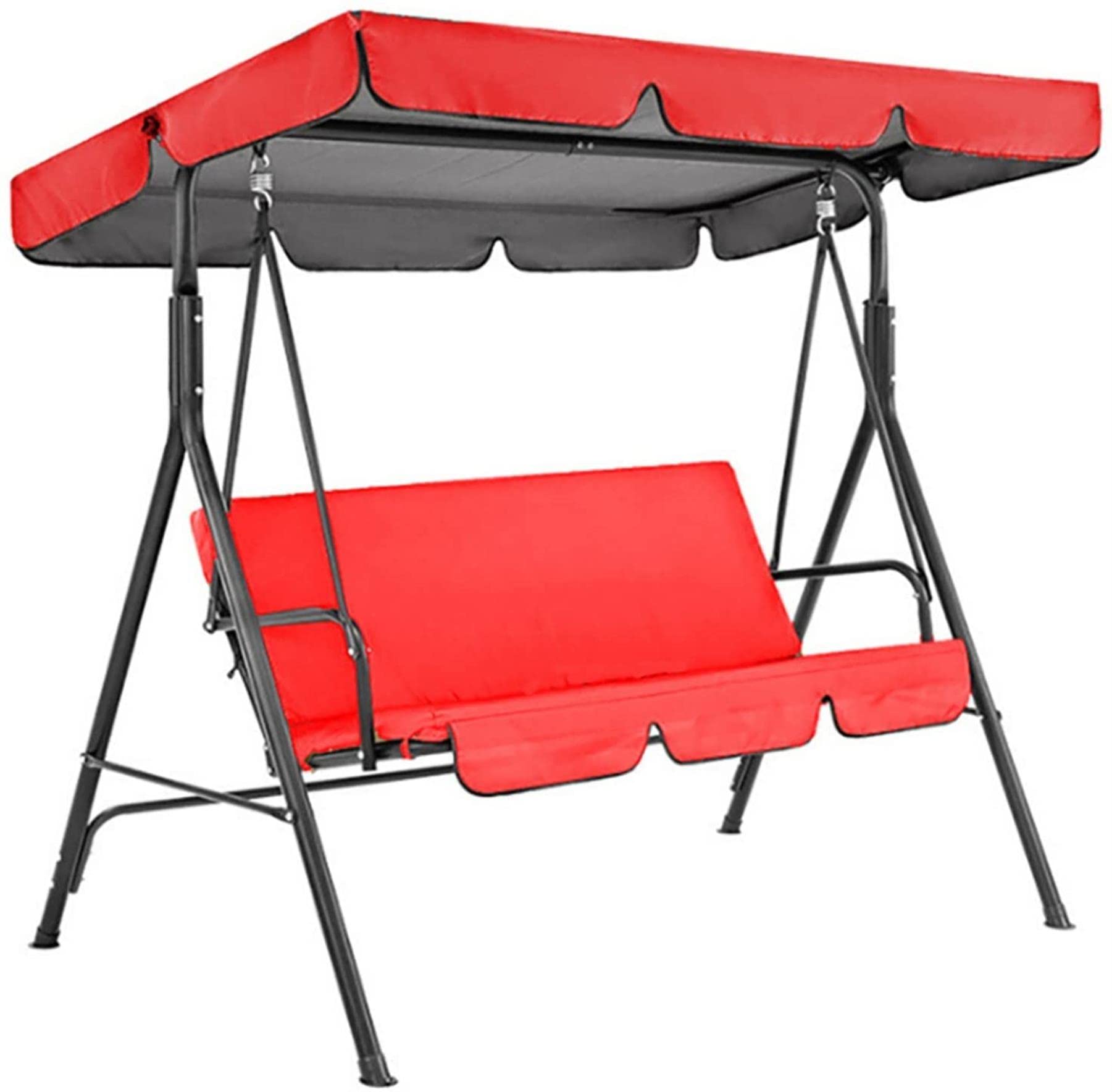 Set di Copertura per Altalena da Patio, Copertura Superiore per Altalena e Copertura per Sedia, Copertura di Ricambio per tettoia per Sedia a Dondolo, Tenda da Sole, Copertura per Altalena