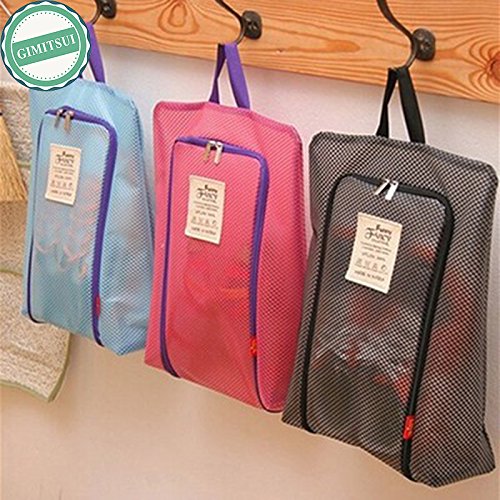 Preisvergleich Produktbild Generic Aufbewahrungstasche für Schuhe, wasserdicht, mit Reißverschluss, Rot