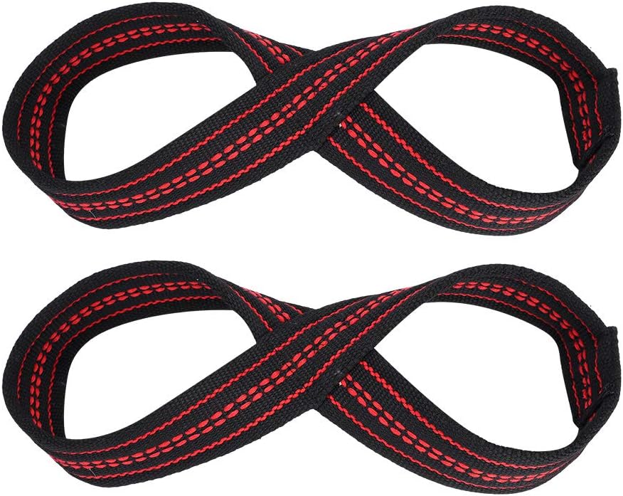 Generic Weight Lifting Straps, Wrist Wraps For Weightlifting Wrist Straps For Weightlifting Comfortable to Use Nylon Spandex For, Bodybuilding, Strength Training (M)