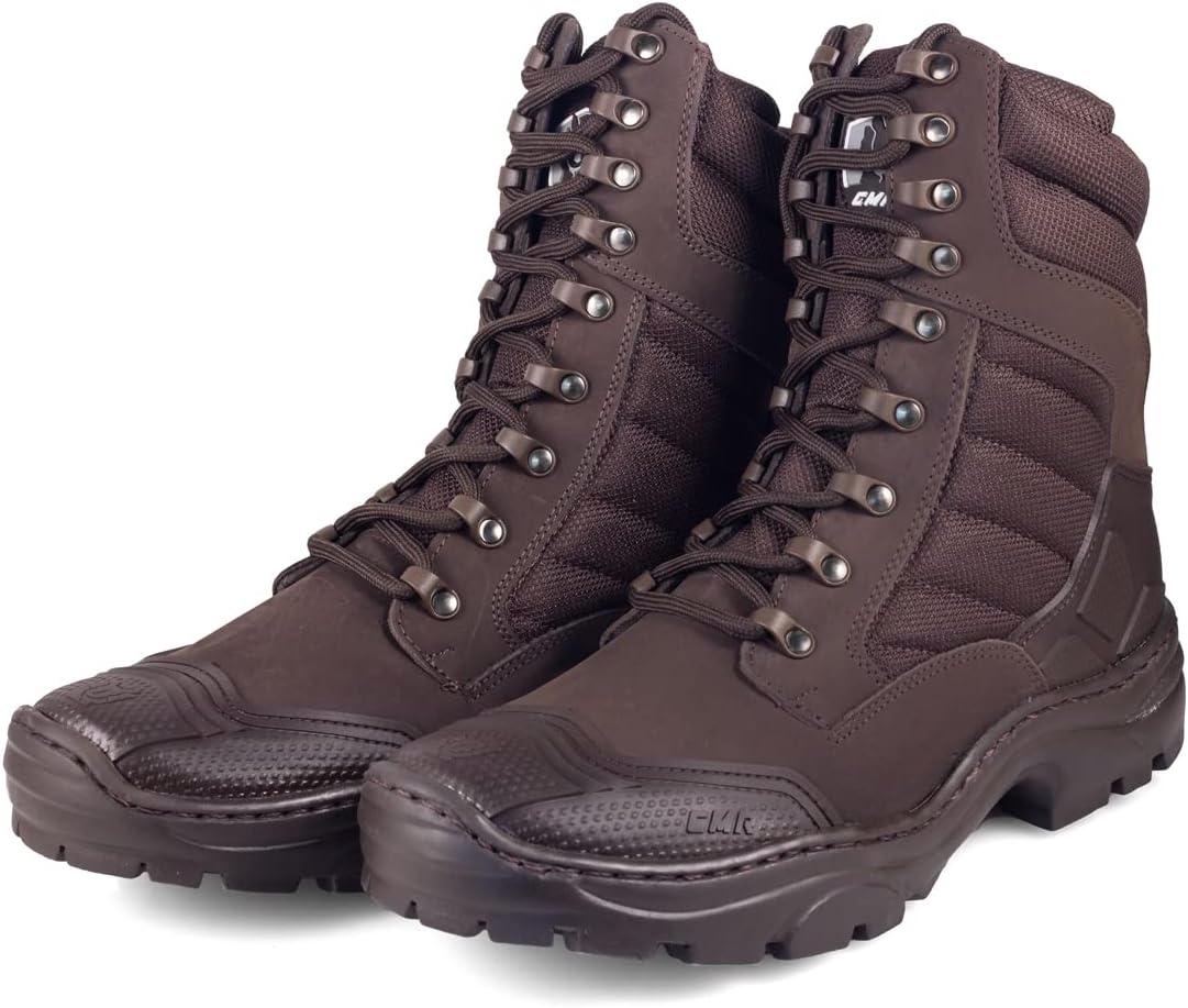 Bota Coturno Masculina Couro Adventure Militar Motociclista Tático Pesca Trilha Cano Curto