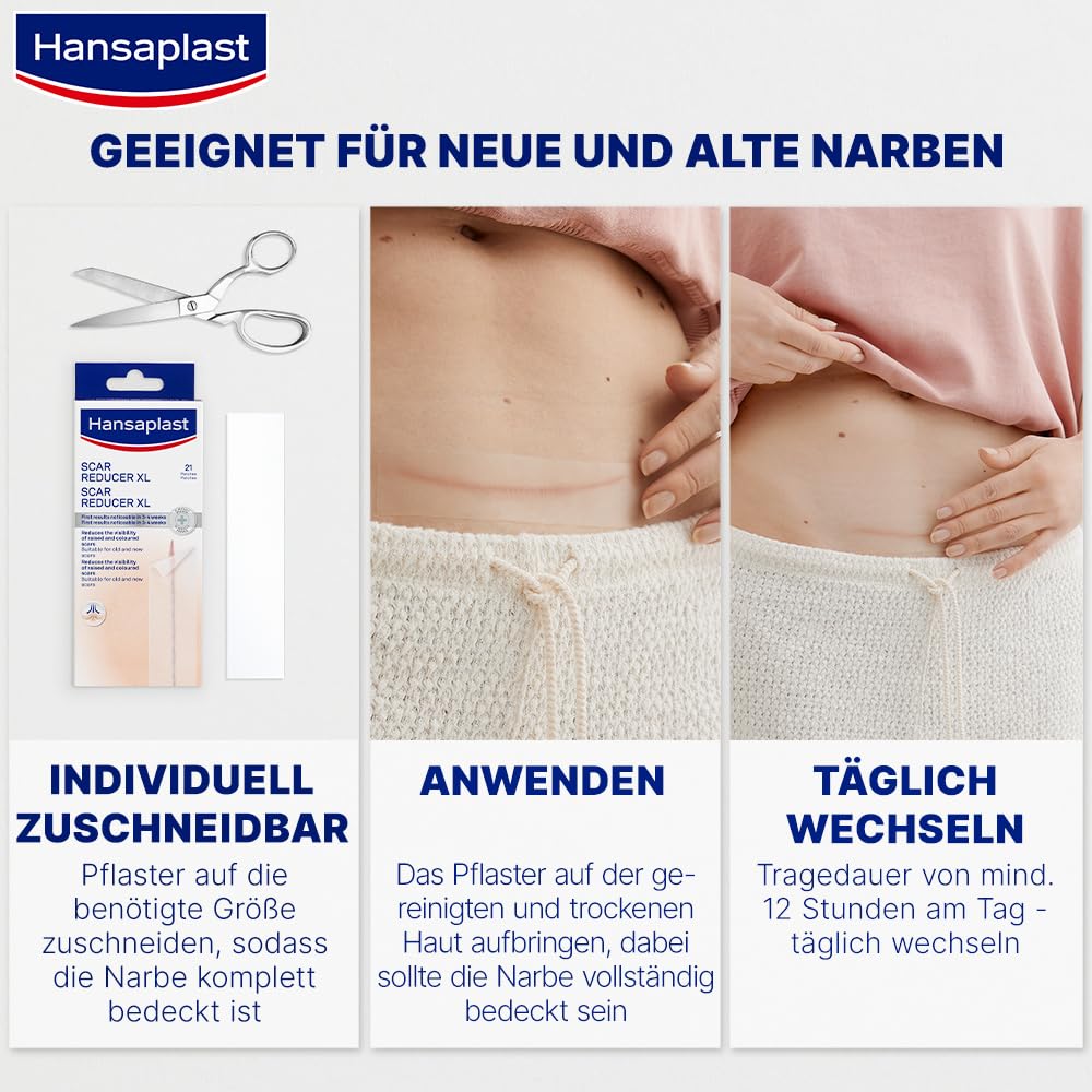 Hansaplast Pflaster zur Behandlung von Narben, 21 pc Pansement