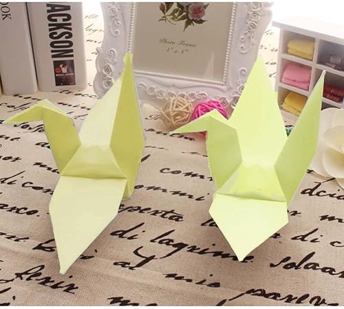 Miniatura 8 de Guirnalda colgante de grúa de papel (3 cuerdas x 5.2 pies), serpentinas de pájaros de origami para despedida de soltera, baby shower, suministros de
