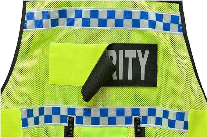 RAC3 New Model Hi Viz Tactical Vest,Dog Handler, Security Vest, Tac Vest (Yellow Security) - Image 4