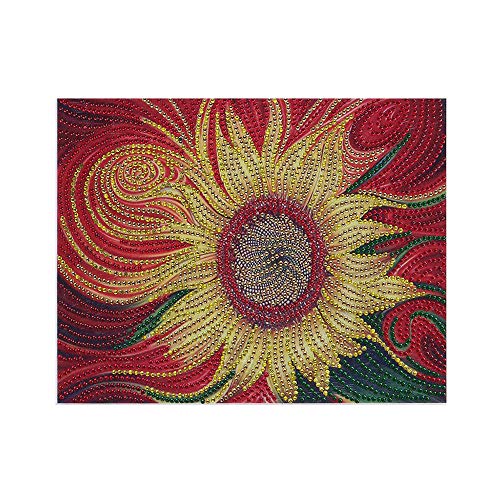 Leeofty DIY 5D Pintura Diamante Kits DIY Broca Pintura Diamante Needlework Pintura De Cristal Strass