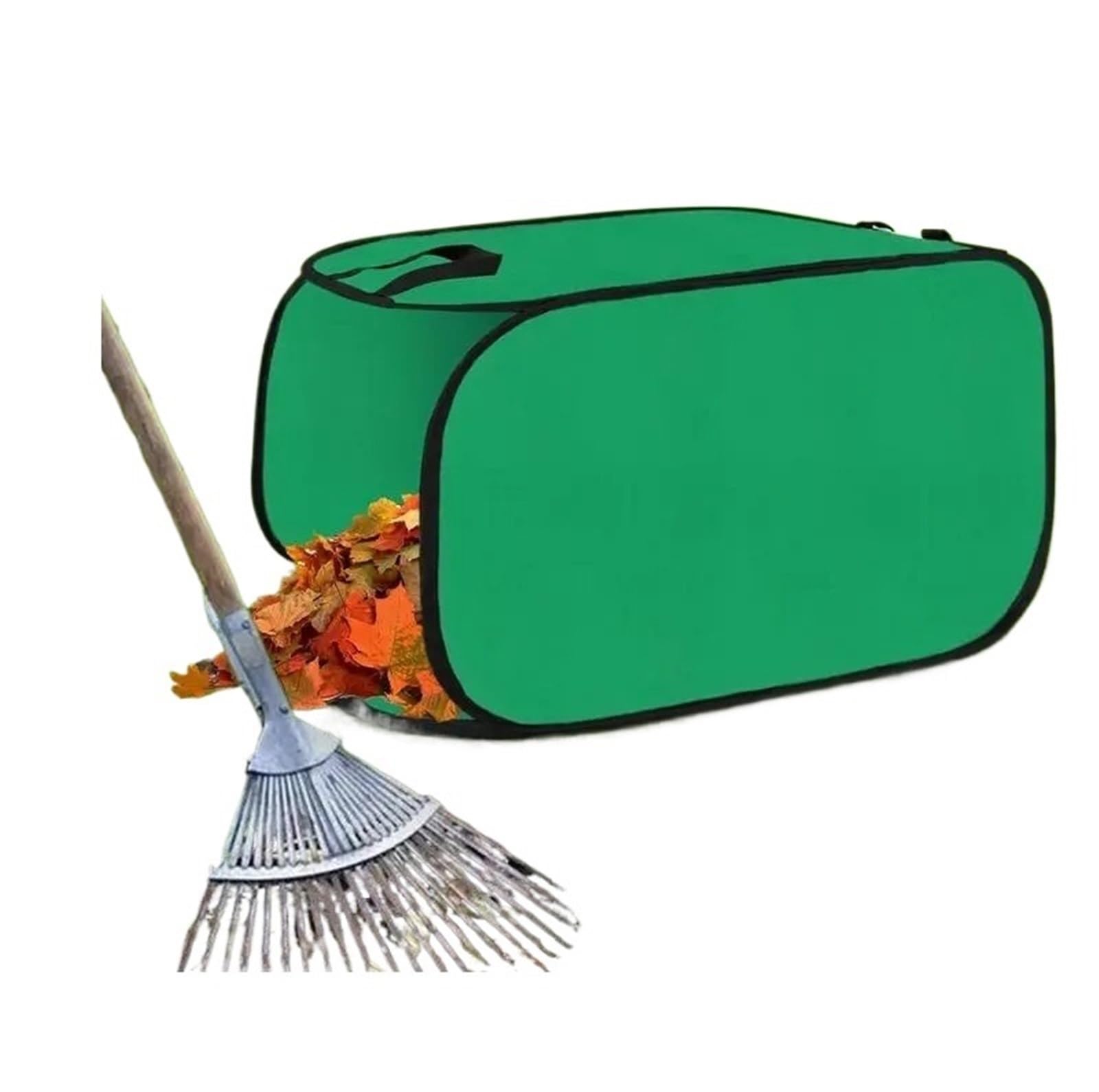 Garden Waste Bags With Handles Dustpan-type Garden Bag Large Leaf Pick Up Reusable Waste Pouches With Handle Foldable For Trash