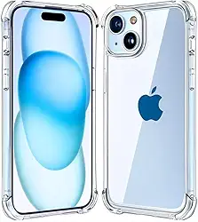Capinha iPhone 15 Transparente Silicone Flexível | Anti-Amarelamento, Encaixe Preciso e Proteção Antichoque