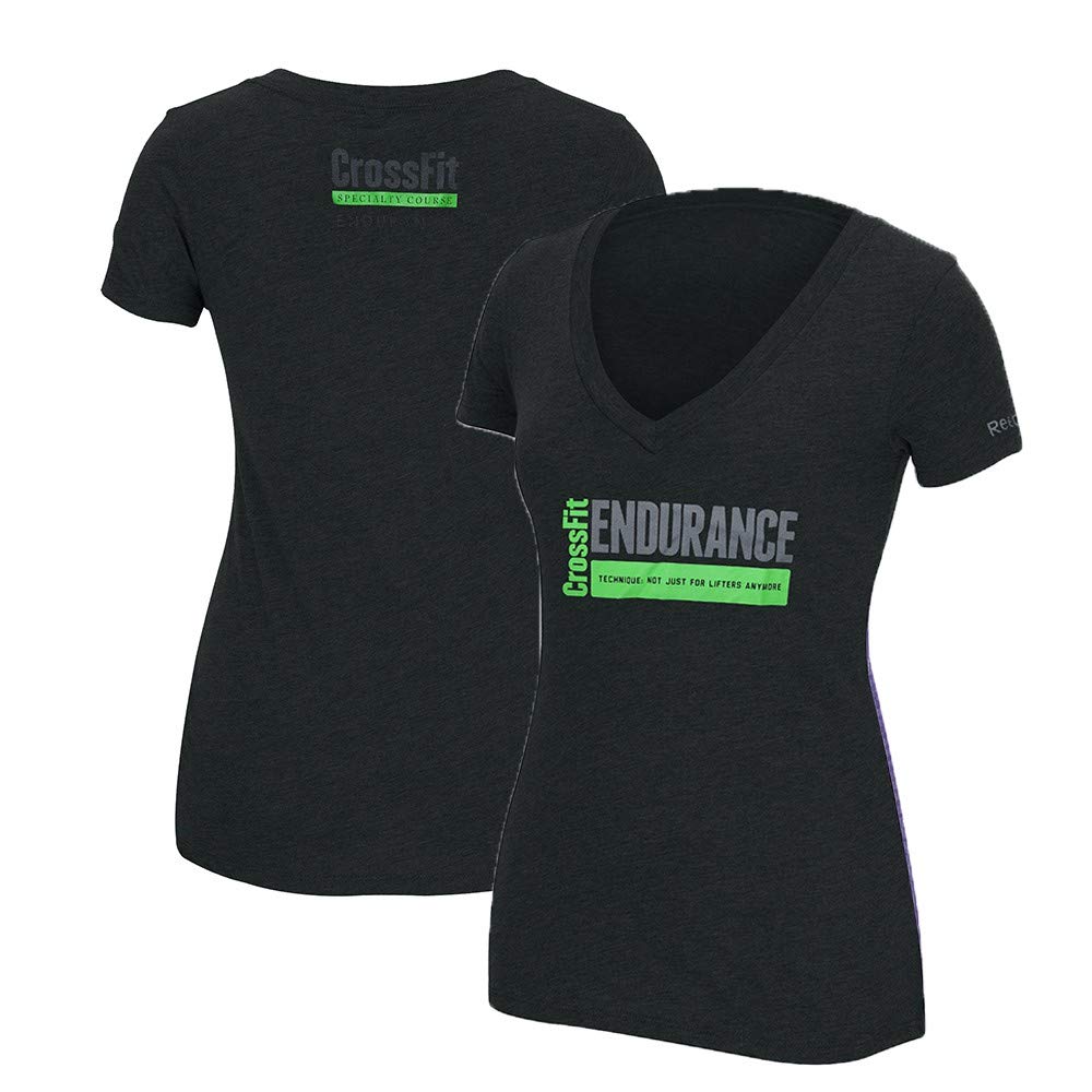 Reebok Crossfit Specialty Course Endurance Womens Black Tri Blend