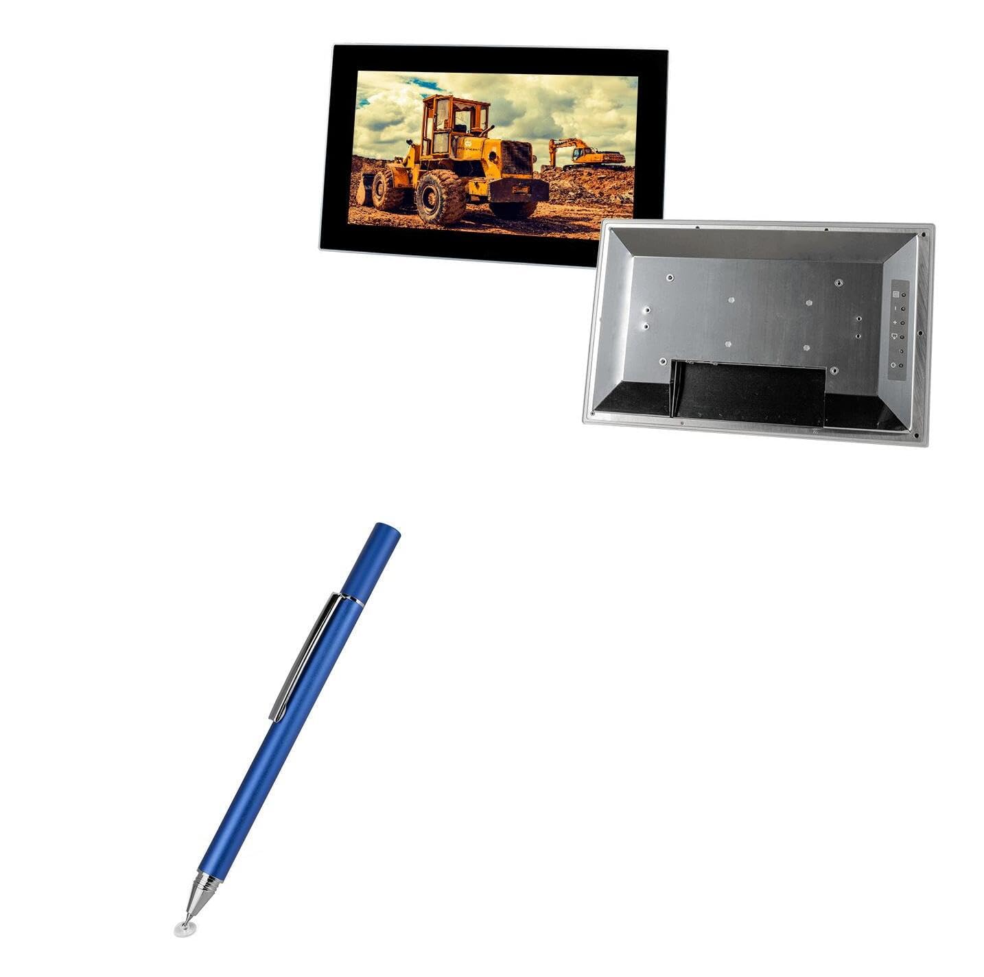 BoxWave Stylus Pen Compatible with Distec POS-4K-156-00-PRO (15.6 in) - FineTouch Capacitive Stylus, Super Precise Stylus Pen - Lunar Blue