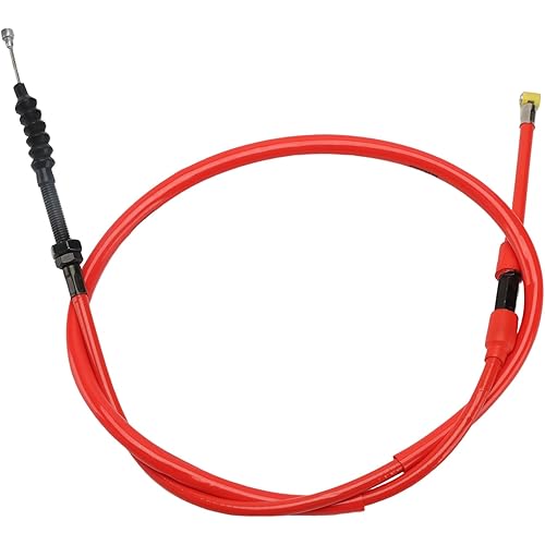 NIBBI Replacement Clutch Cable Dirt Bike Mini Bike Pit Bike MotorCross Motorcycle For NC engine 110CC 125CC 200CC 250CC (Red)