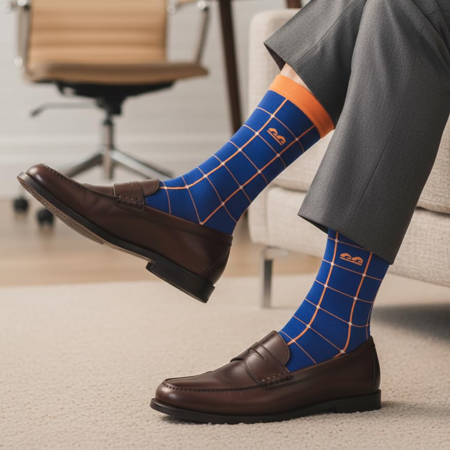 Image of The Sock Street Bamboo Crew Socks for Men Combo | Full Calf Length Premium Bamboo | Odour-Free, Breathable & Durable | Cushioned Base & Anti-bacterial | 3X Softer than Cotton Socks | Pack of 3