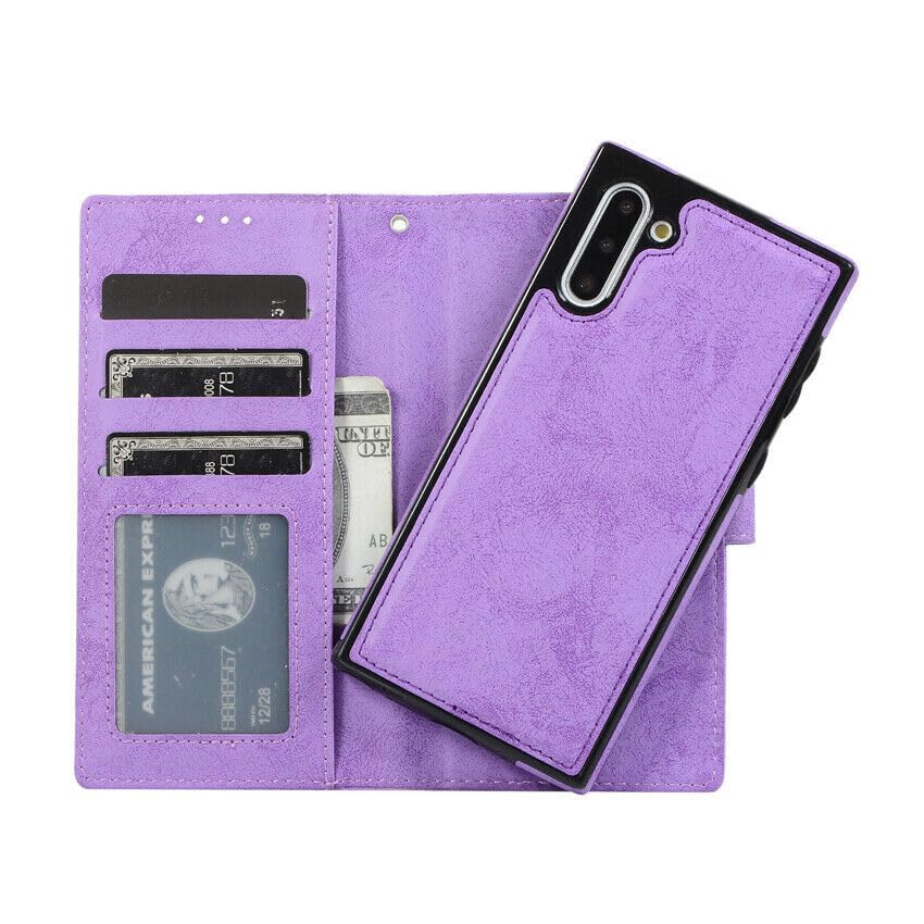 Étui portefeuille Samsung Galaxy A70S violet idéal pour vos déplacements
