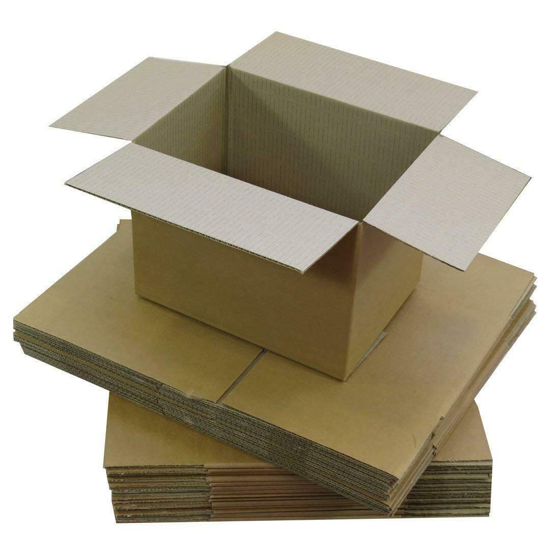 Triplast 203 x 152 x 102mm Small Single Wall 8x6x4" Shipping Mailing Postal Gift Cuboid Cardboard Boxes (Pack of 50)
