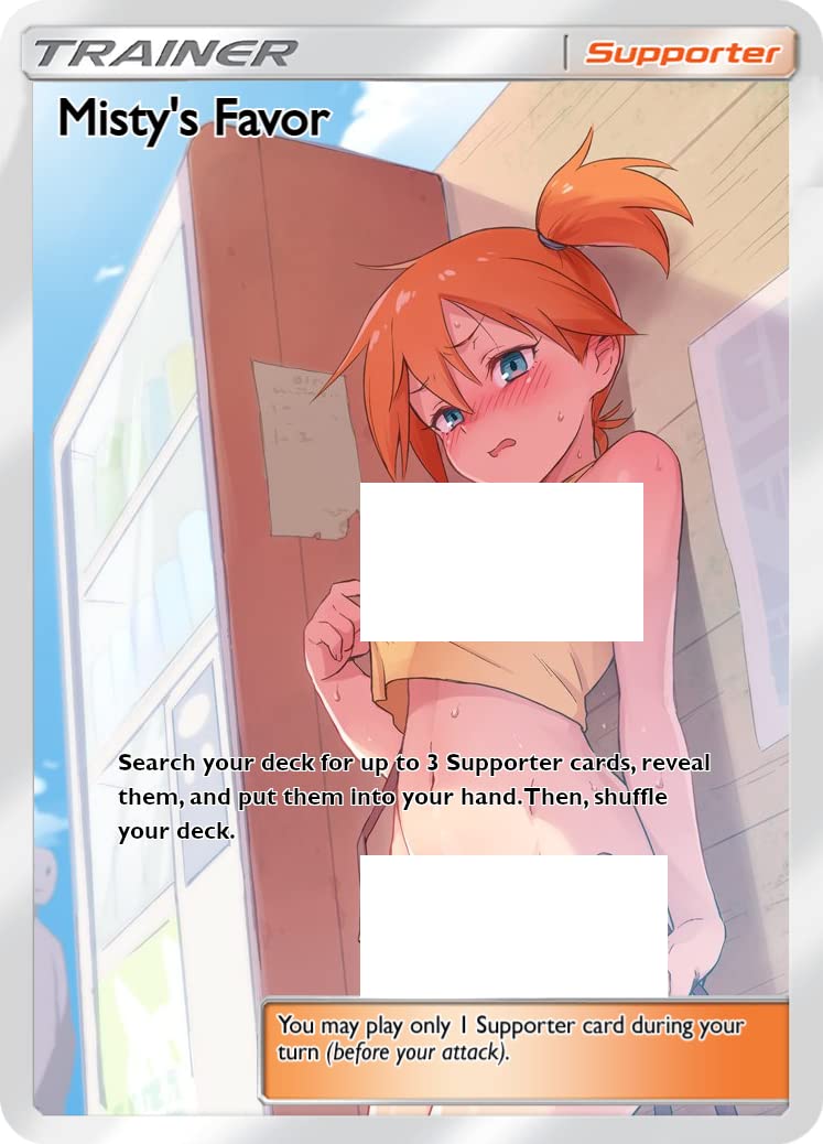 Amazon.com: Generic | 4x | NSFW | Misty's Favor #1 | Full Art