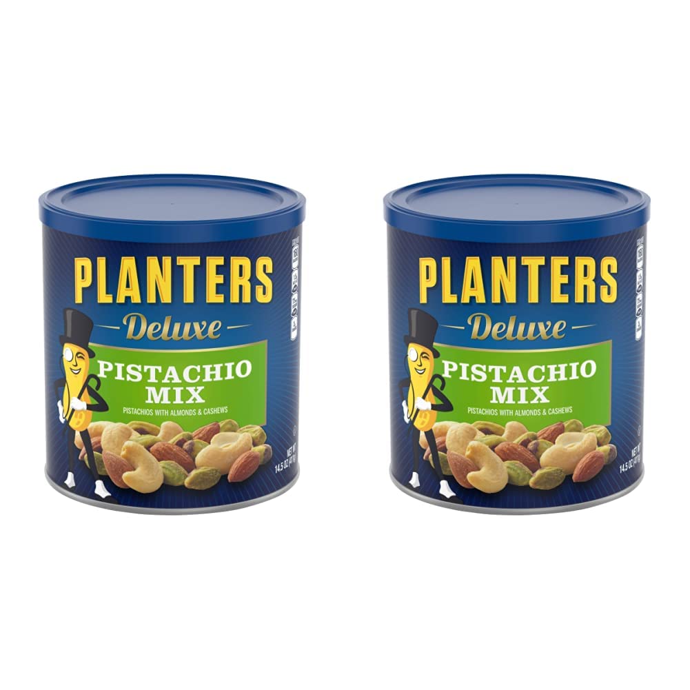 Planters Deluxe Pistachio Nut Mix (14.5 oz Canister
