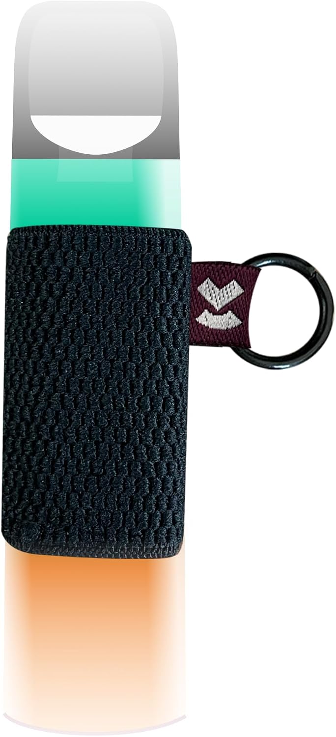 Vape Holder, with Your Device, Comfortable Design, High-Strength Elastic 1 Pcs. (White Sparkle, Large)