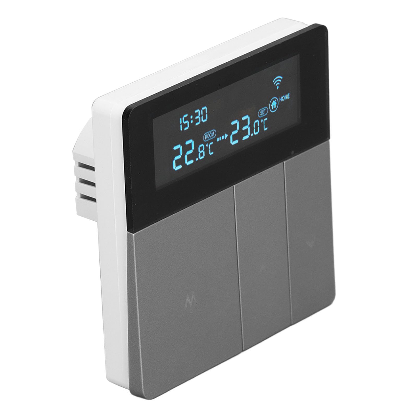 Inteligentny termostat kolorowy 16 A, programowalny, inteligentny elektryczny termostat grzewczy do prywatnych domów, biur, centrów handlowych i hoteli, prąd zmienny 90-240 V (WiFi, sterowanie głosowe