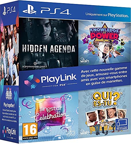 Pack Playlink Ps4 : Qui Es Tu ? + Kip + Singstar Celebration + Hidden Agenda Ps4 - vue 3