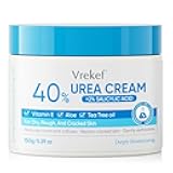 Urea Cream 40% Plus Salicylic Acid 2%, Urea Cream 40 Percent for Feet Maximum Strength, Foot Cream for Dry Heels Cracked