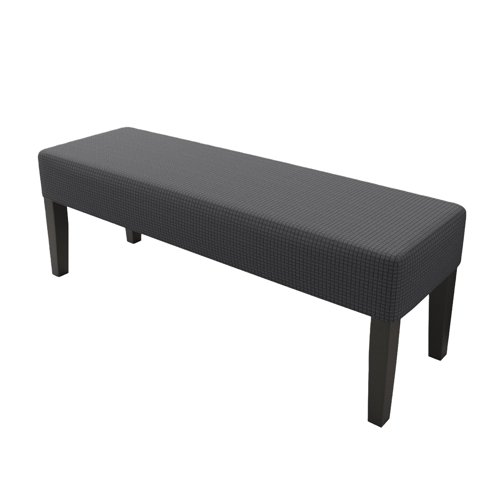 Stretch Dining Bench Cover Removable, Bench Slipcover Washable for Diningroom, Bench Protector Cover for Livingroom, Kitchen (Light Grey,l)