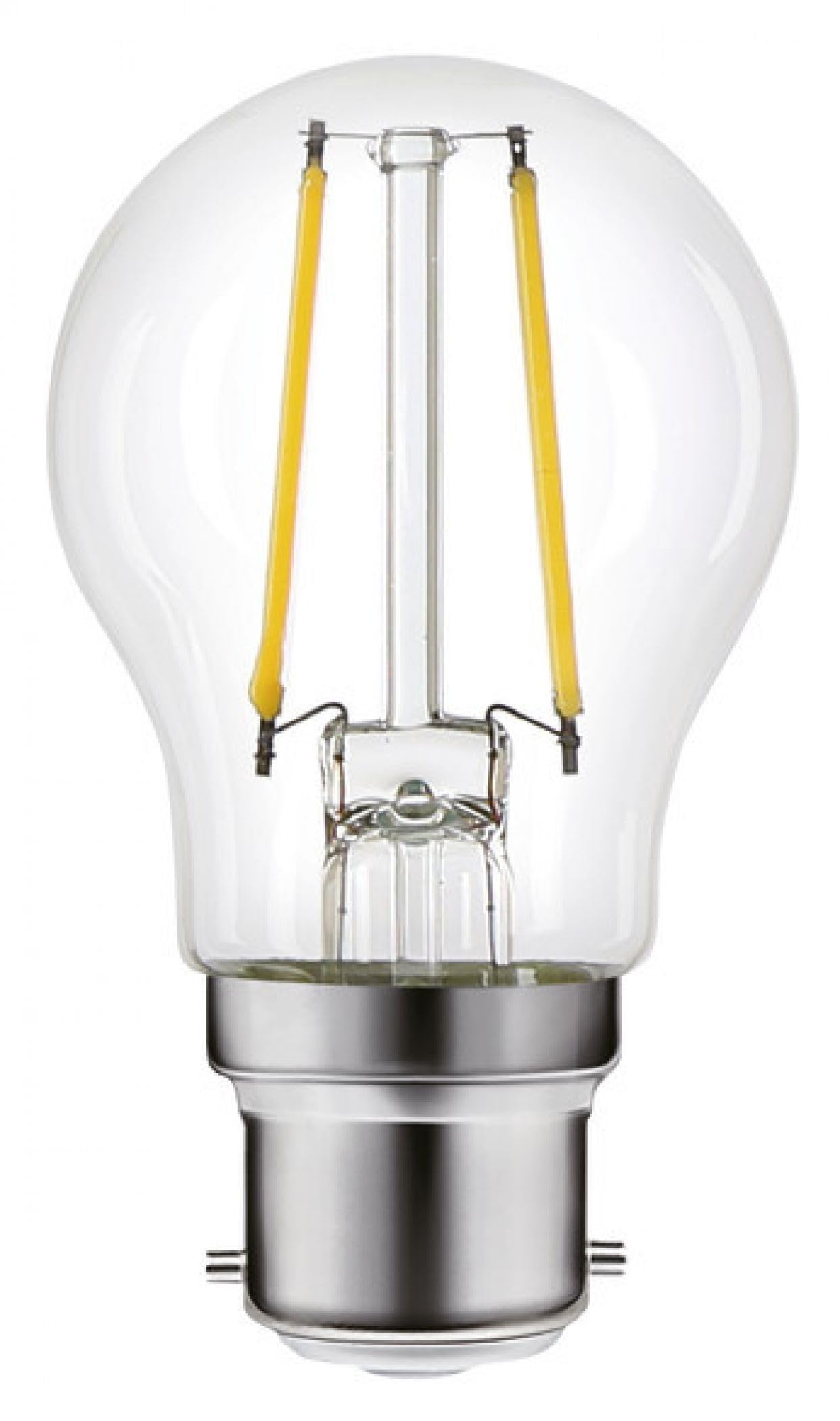 Integral ILGOLFB22NE065 2w Filament LED Golf Ball, Non dimmable, 4000K, B22, 250lm =25w