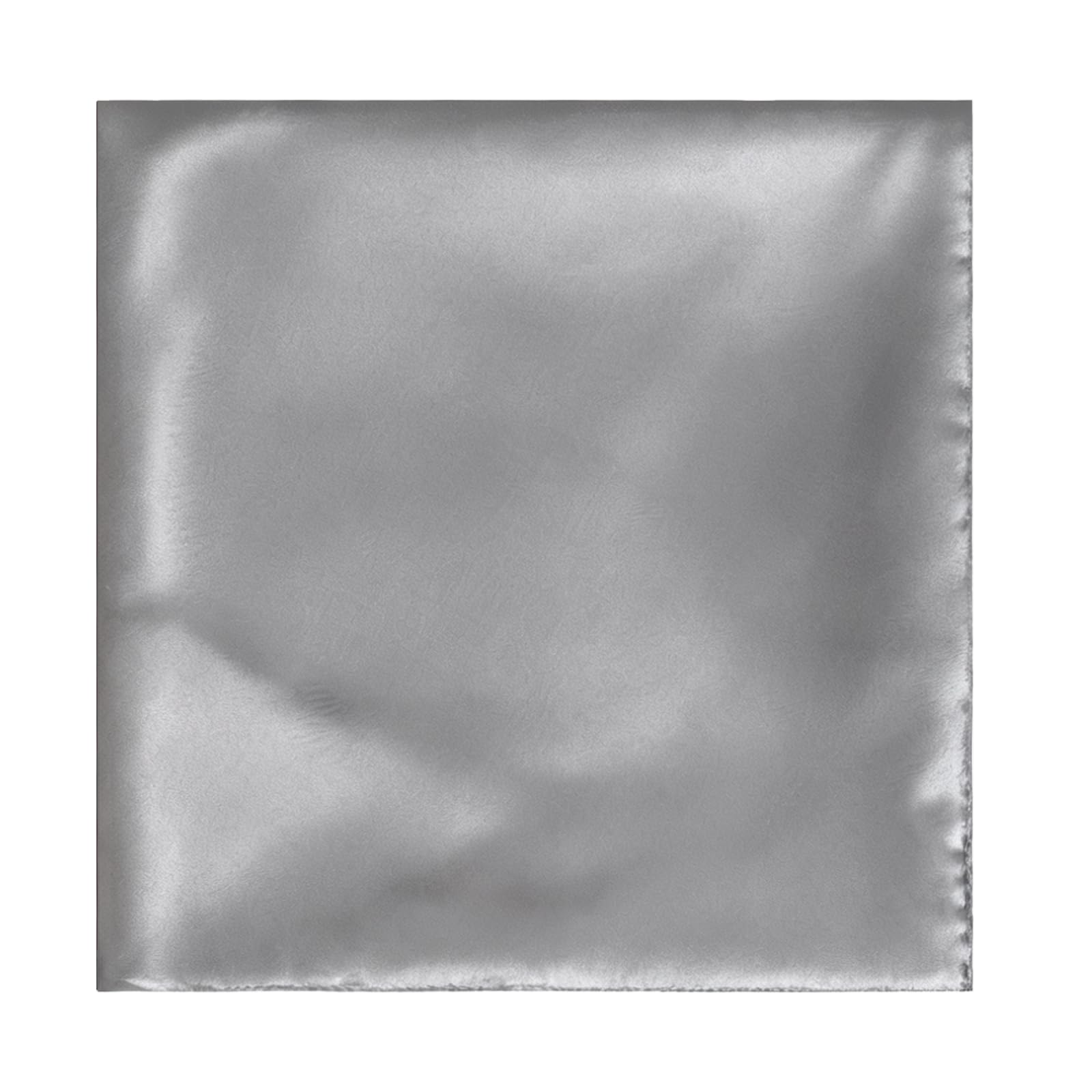 Mulberry Silk Pocket Squares for Men 22 Momme 100% Silk Handkerchief for Men 11"x11"- Suit Pocket Squares Solid Color