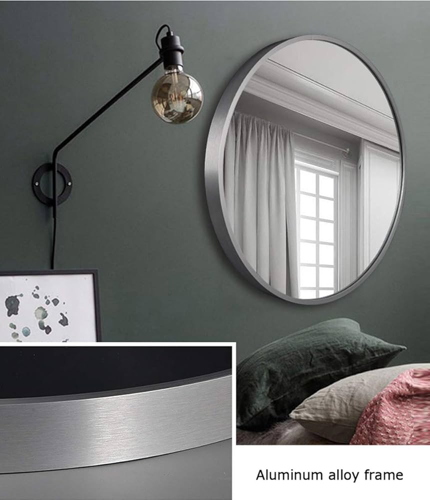 一点物　ウォールミラー円形壁掛け鏡 装飾的デザイン直径約70センチ店舗インテリア Amazon.co.jp: ウォールミラー 壁掛け鏡インテリア姿見丸型 壁