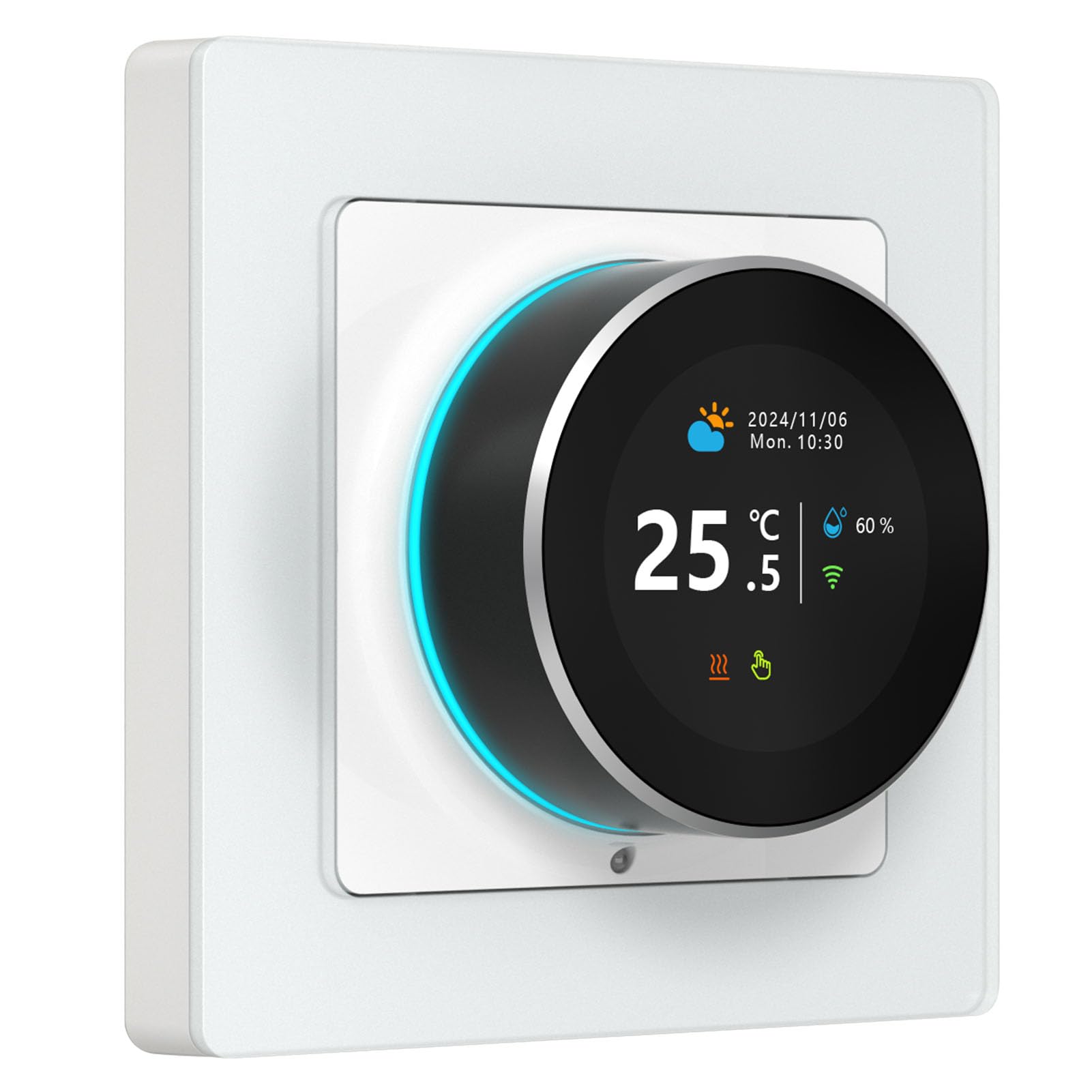 FILFEEL Termostato WiFi per Riscaldamento, Compatibile con App, Temperatura