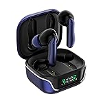 amazon basics TWS in-Ear Earbuds (AB-T01A) with Fast Charging up to 50 Hours of Playtime | Dual 10mm Driver | IPX4 Water-Resistance | Bluetooth 5.3 | Charging Case with Mic | Touch Control (Blue)