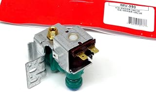W10498990 Refrigerator Water Solenoid Inlet Valve Pump Compatible with for Whirlpool Refrigerator 120V 20W, Water Inlet Solenoid Valve Replacement Part WPW10498990 2188784 W10342318