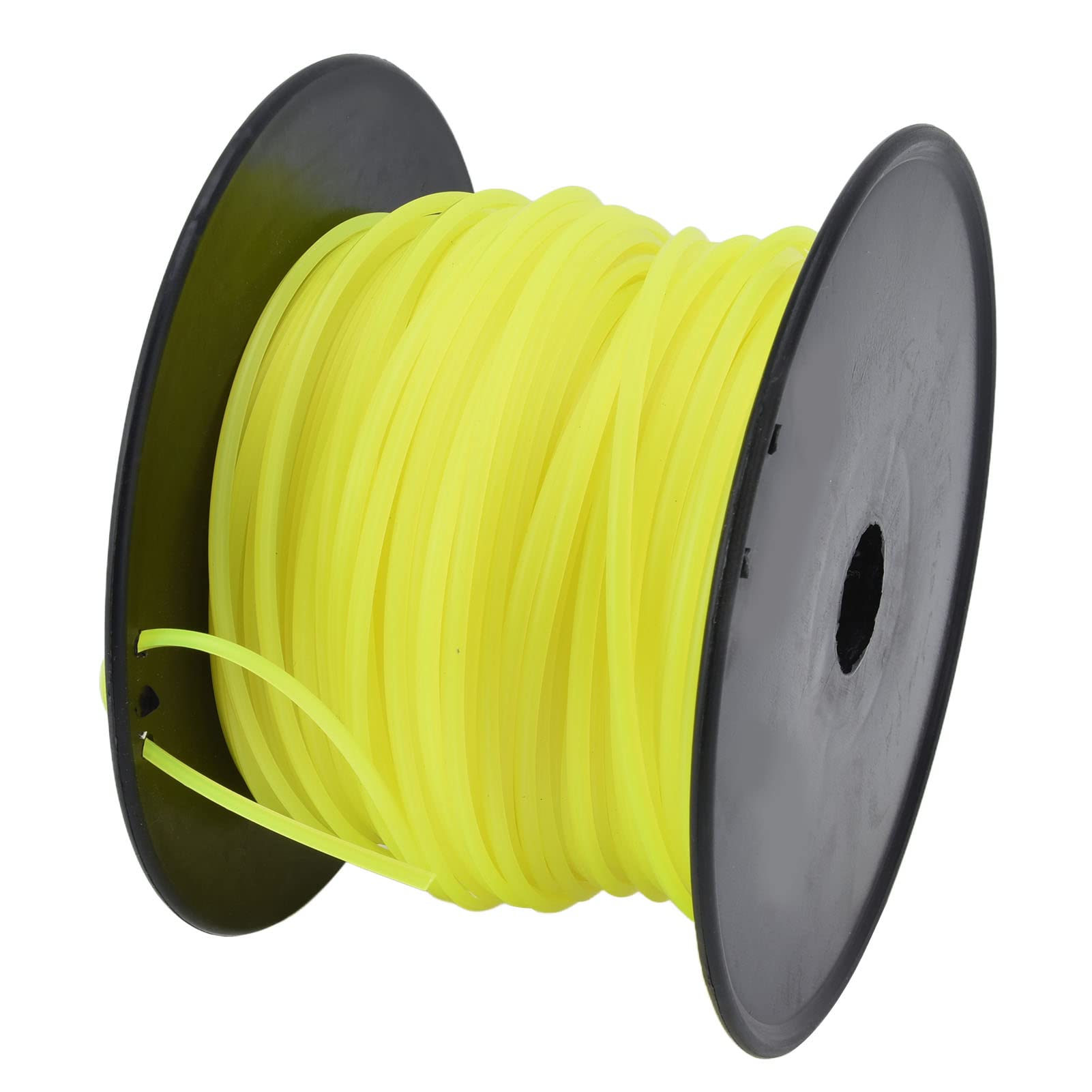 Ausla Filo Quadrato per Decespugliatore da 3 Mm, Materiale in Nylon, Design Durevole, Prestazioni Efficienti per Tagli Pesanti nella Cura del Prato e nel Giardinaggio (70 Metri)