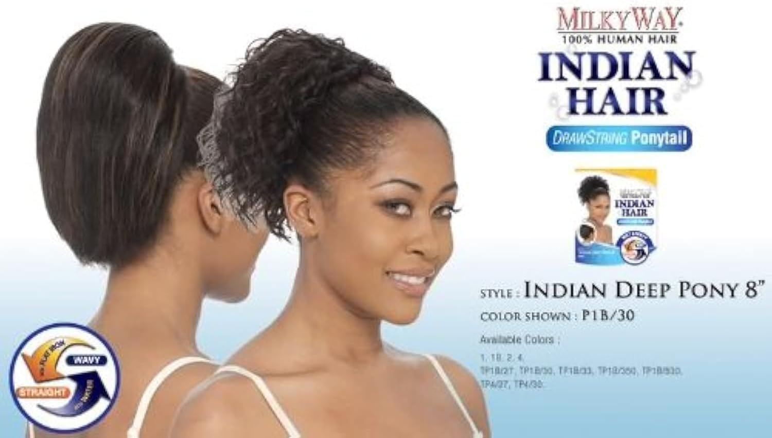 Wet and wavy hair by milky way Clearance