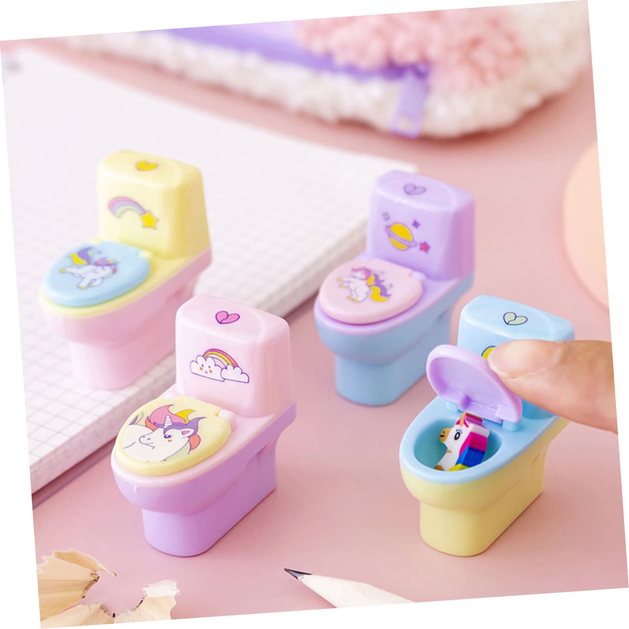 NUOBESTY 36 Pièces taille-crayon pratique pour enfants portable bureautique accessoires beaux taille-crayons aiguiseurs taille-crayon portatif taille-crayons pratiques Ménage outil à main