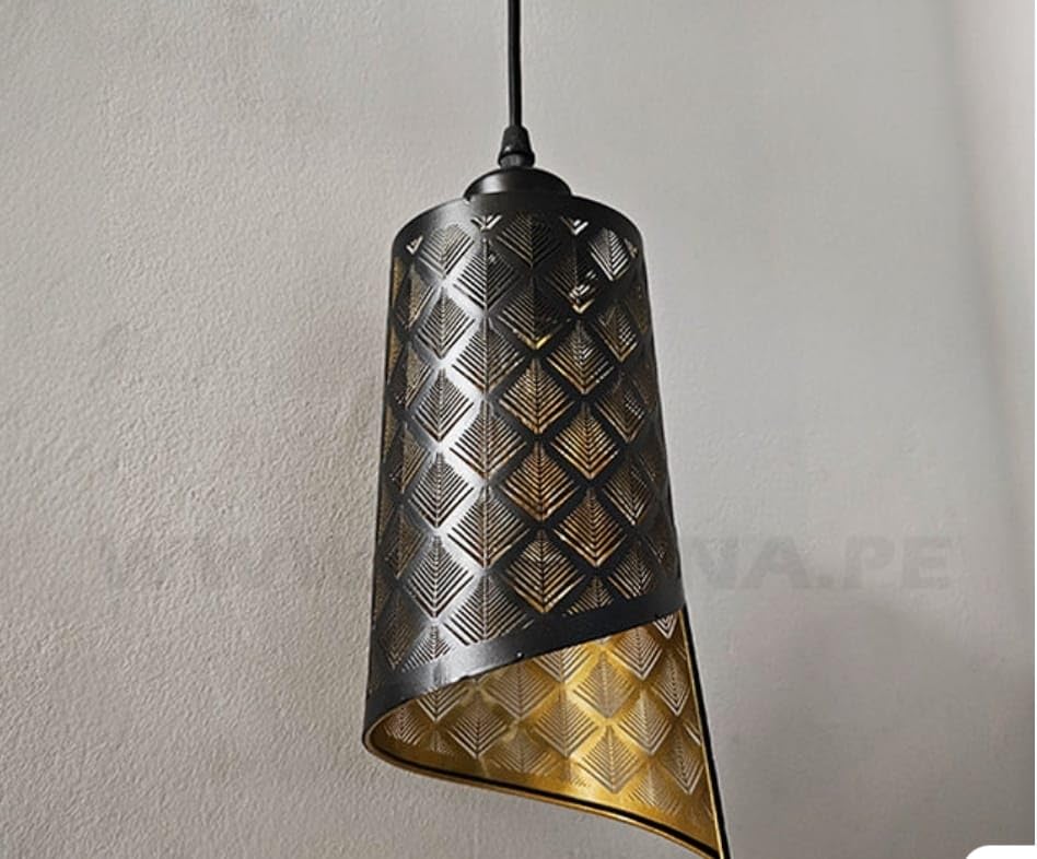 Image of Lyse Decor Hanging Lamps for Living Room, Pendant Lights for Kitchen Counter, Restaurant Lights and Bedroom Lights (with Bulb)