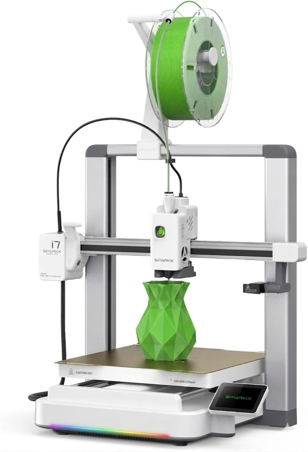 Creality SPARKX i7 3D Printer, AI 3D Modeling from Photos, Multi-Color Printing, Auto Leveling, Desktop FDM 3D Printer for Beginners
