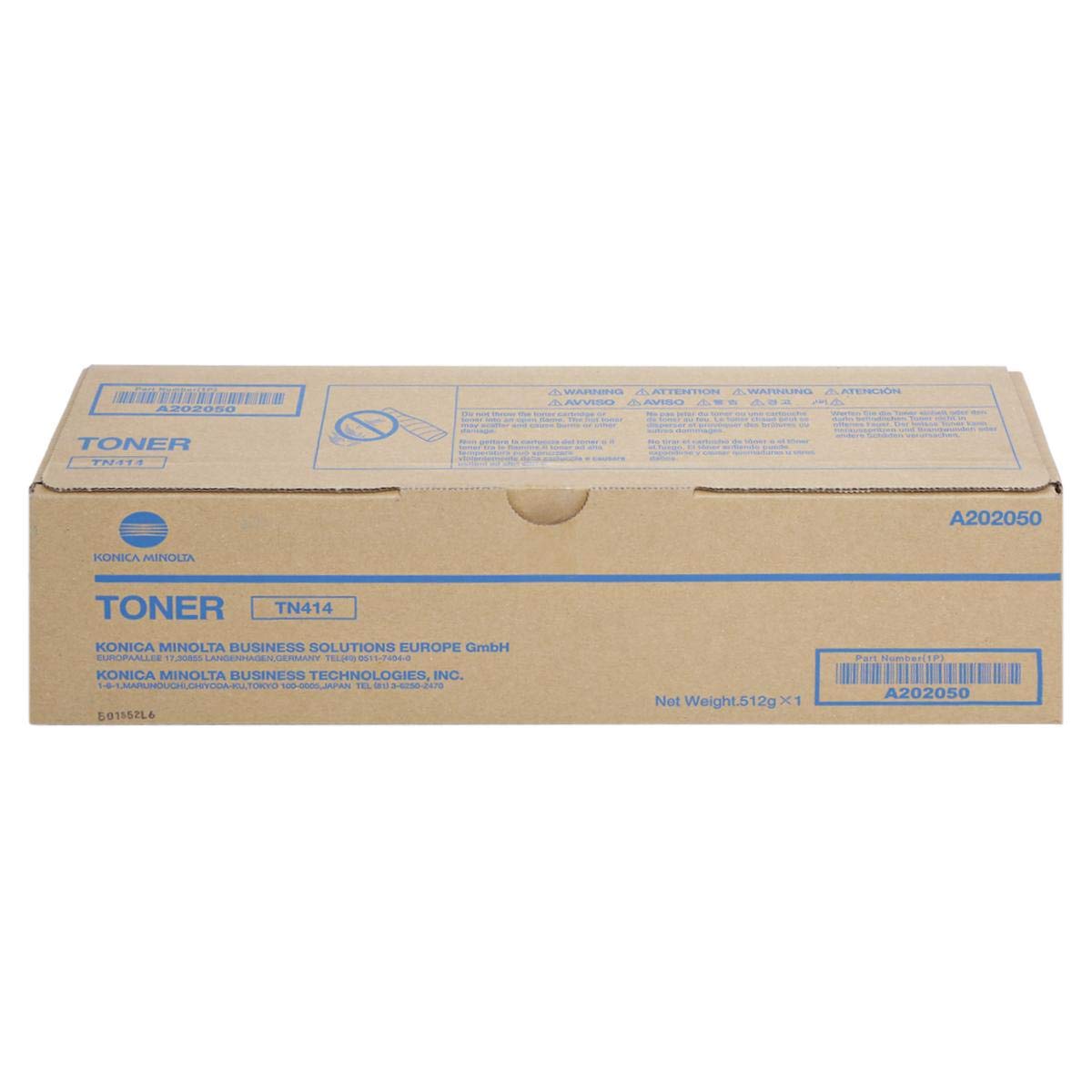 Minolta Konica Toner Cartridge - Tn414, Black