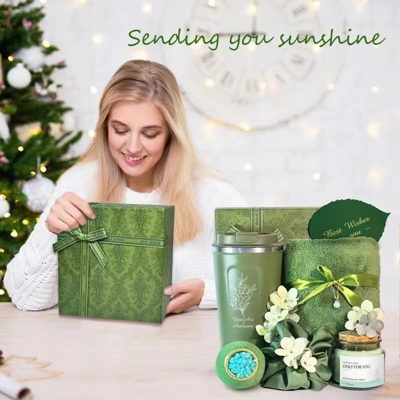 Thank You Gifts for Women - Personalized Spa Gift Basket Set for Mom, Wife, Girlfriend, Sister, Friends, Her - Happy Birthday, Christmas, Valentine's Day, Mother's Day